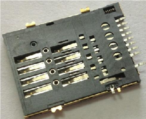 HS-115  SIM CARD 8PIN TOP PUSH �Ђɜy(c��)PIN